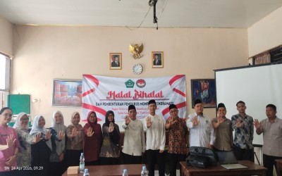 Pererat Silaturahmi, Guru MTsN 11 Indramayu Hadiri Halal Bihalal dan Pembentukan Pengurus MGMP Pendidikan Pancasila